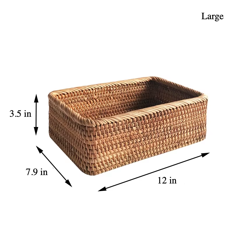 Triple Threat Rattan Baskets