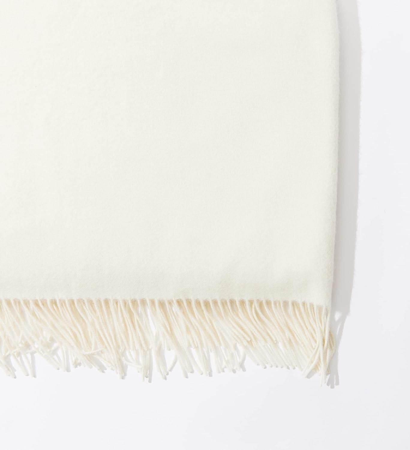 Cream Cashmere Throw