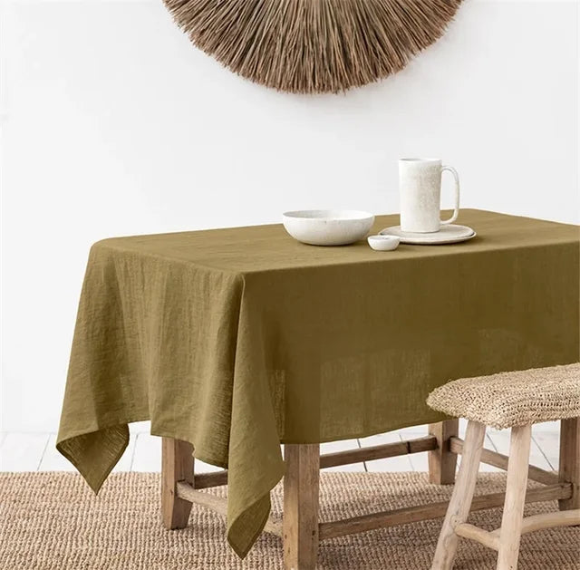 Flax Linen Tablecloth