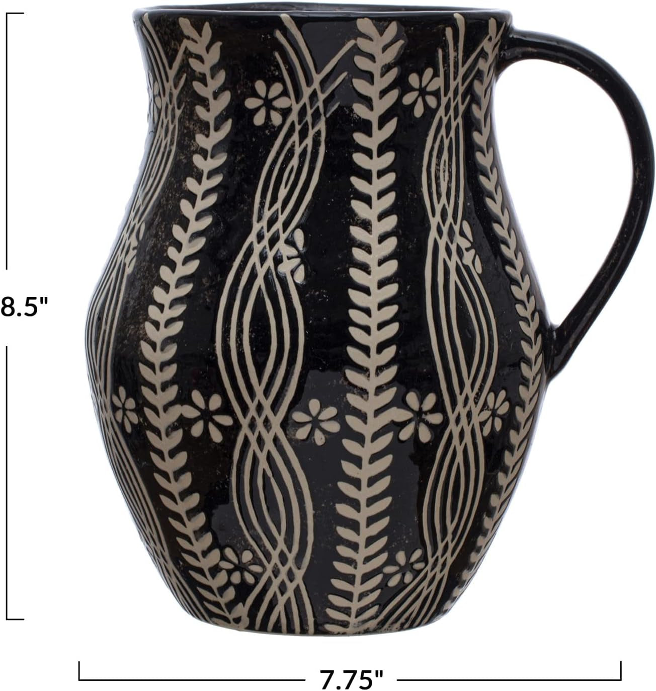 The Midnight Garden Pitcher