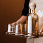 Amber Carafe & Glass Set