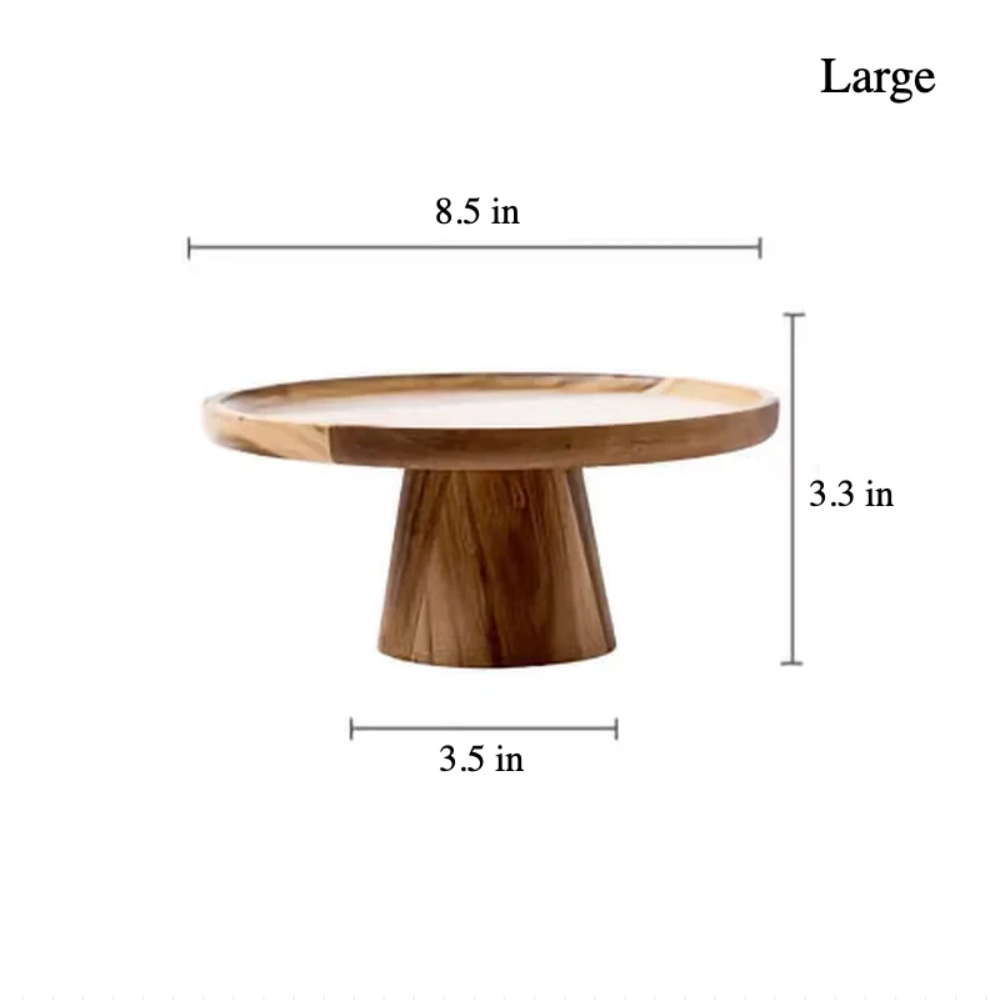 Wooden Pedestal Stand b
