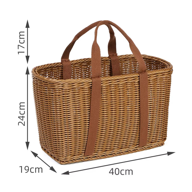 Farmer's Market Basket Tote