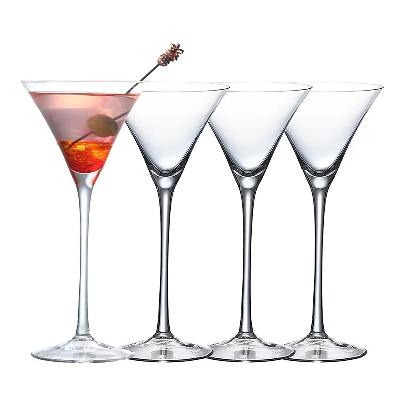 Trumpet Martini Glasses | Set of Four