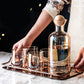 Amber Carafe & Glass Set