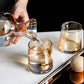 Amber Carafe & Glass Set