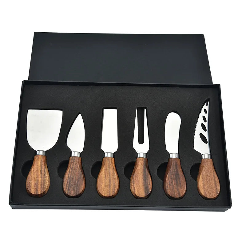 Acacia Cheese Knives | Set of Six