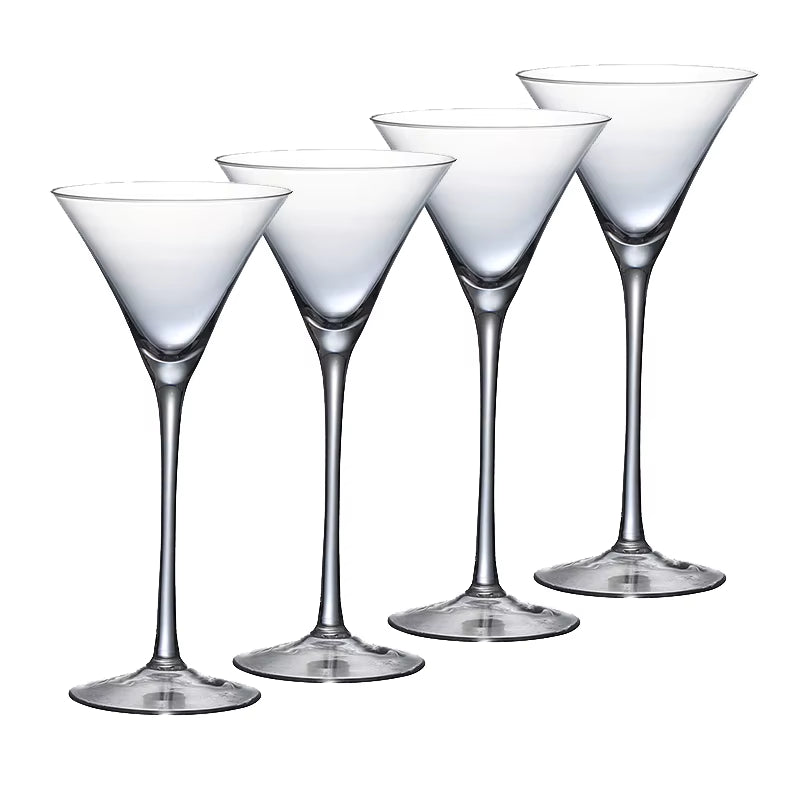 Trumpet Martini Glasses | Set of Four