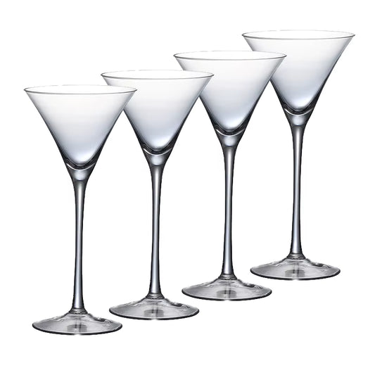 Trumpet Martini Glasses | Set of Four
